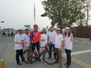 110.3.20自行車環島聯屬活動:籲請行政院加速完成專技國考新增室內設計師類科